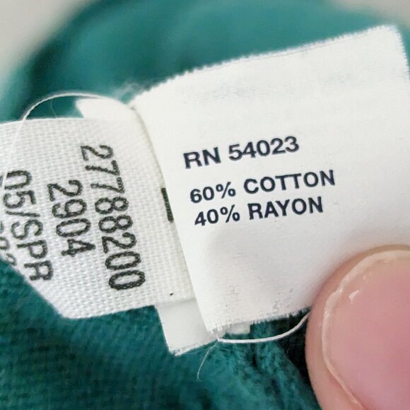 VTG 00s Y2K Gap Knit Sequin Beaded Long Sleeve Hook Eye Cardigan Sz XS - Picture 7 of 7